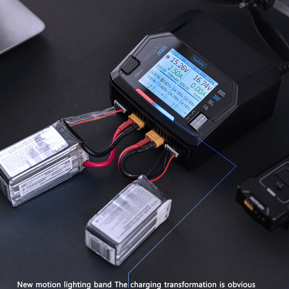 ToolkitRC M6DAC PRO V2 Dual Ch - Toolkitrc M6Dac Smart Charger recensie en prijs