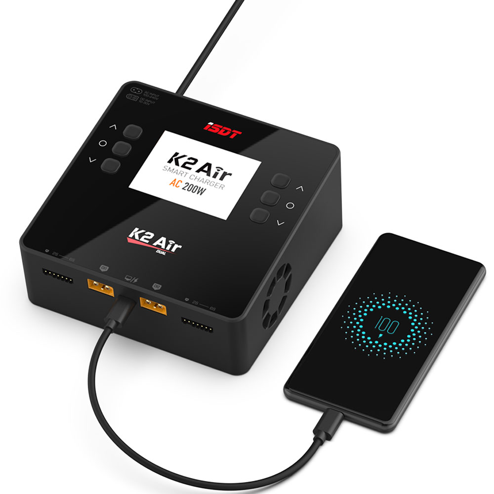 ISDT Lipo Batterij Balanslader - Isdt K4 Dual Lipo Charger recensie en prijs