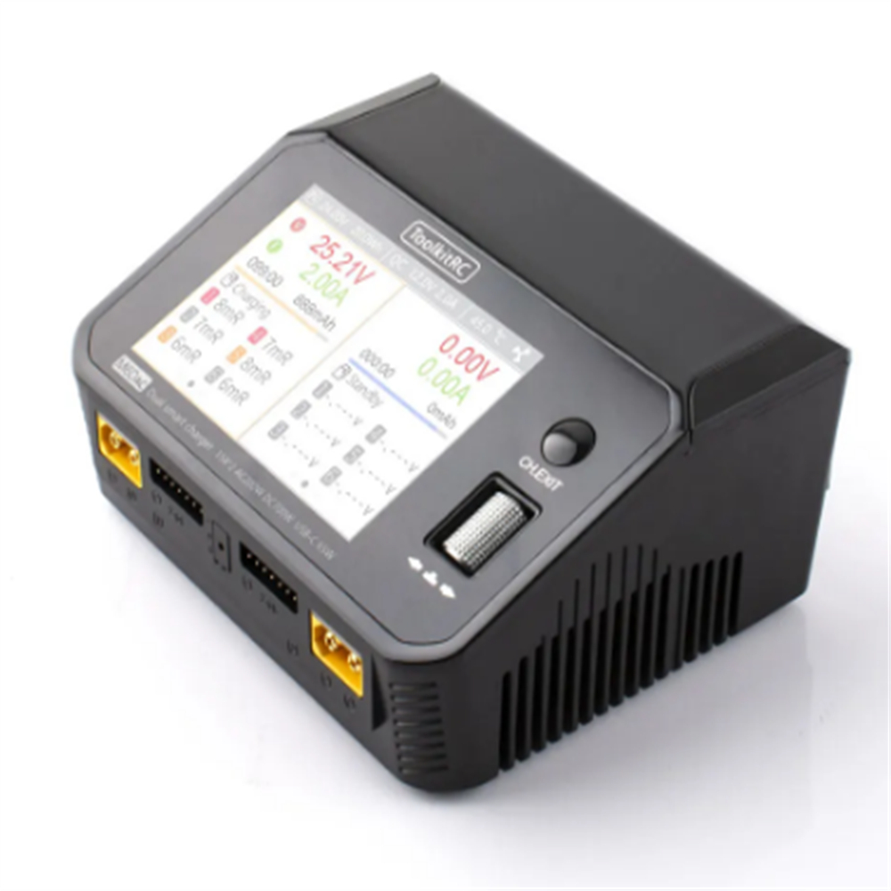 ToolkitRC M6DAC 350W x 2 USB-C - Toolkitrc M6Dac Smart Charger recensie en prijs