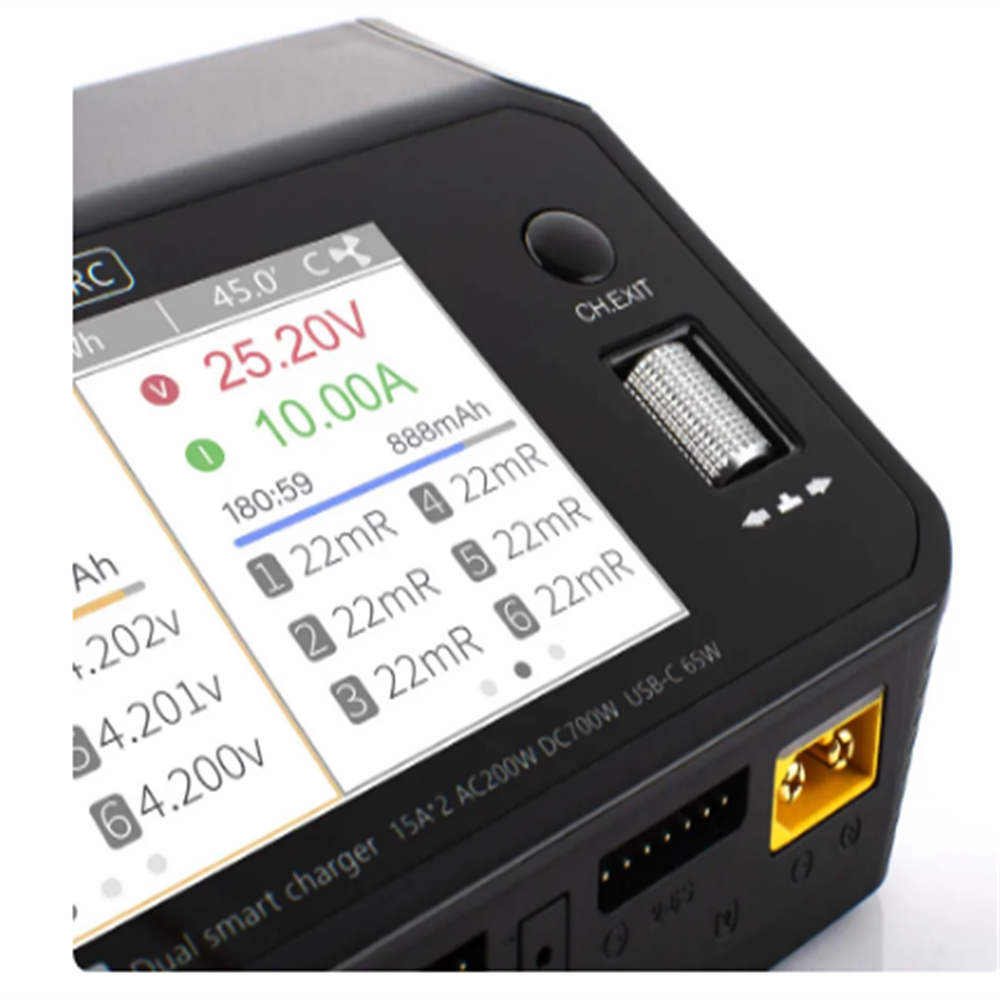 ToolkitRC M6DAC 350W x 2 USB-C - Toolkitrc M6Dac Smart Charger recensie en prijs